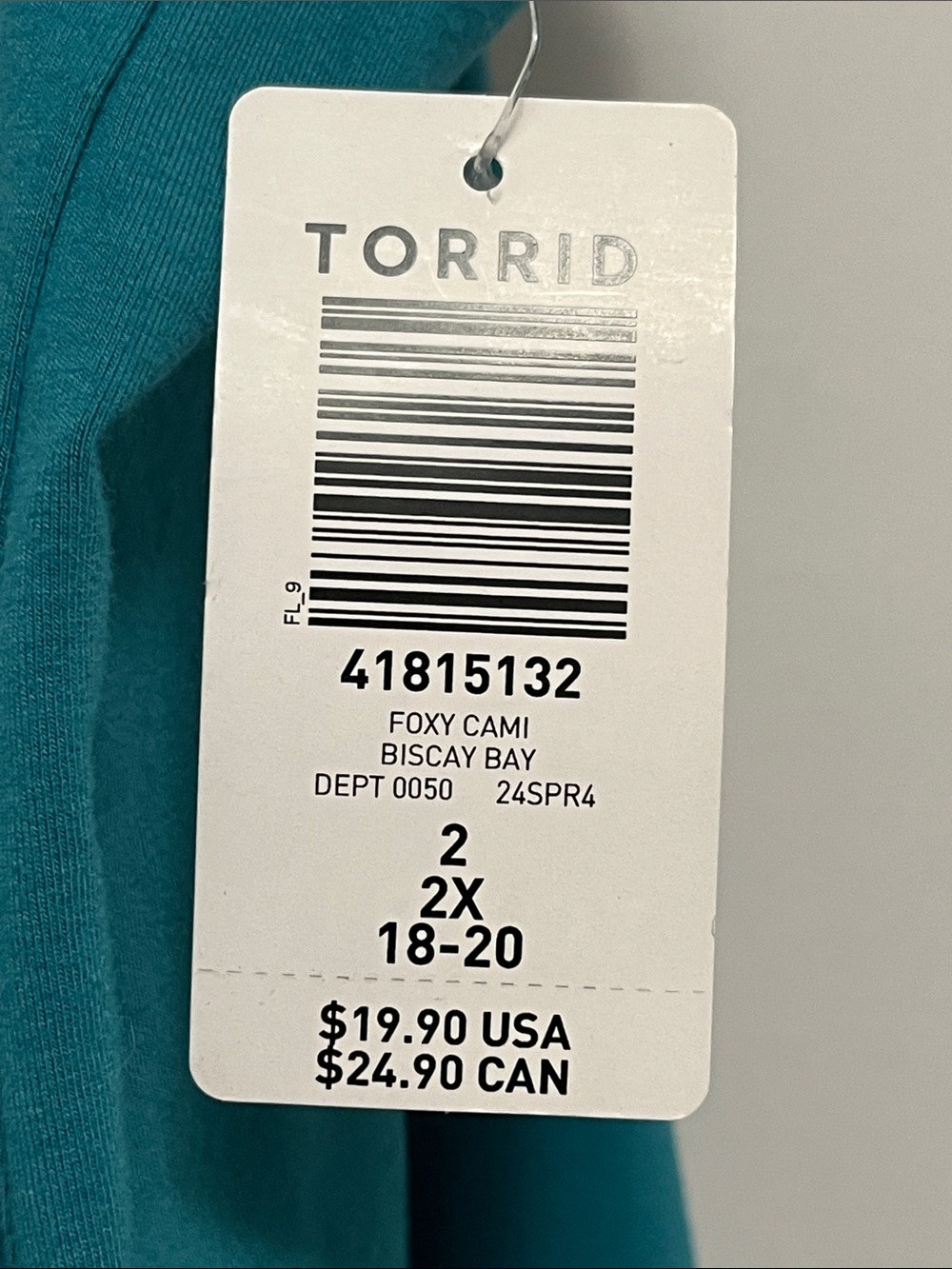 Torrid Foxy Cami Bundle of 2 Women's 2x New - Picture 7 of 10